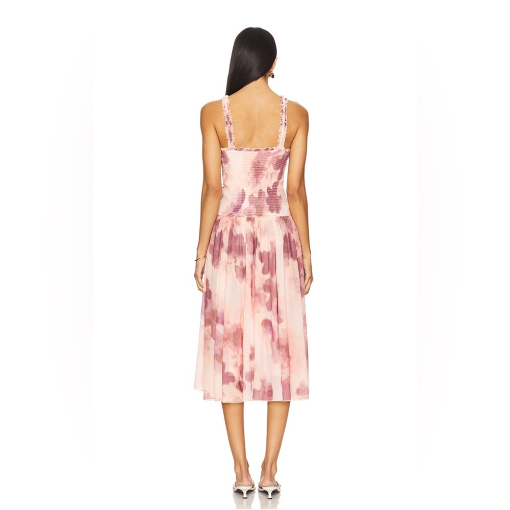 NWT Free People Tessa Smocked Midi Dress - Picture 2 of 6